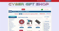 Desktop Screenshot of cybergiftshop.com